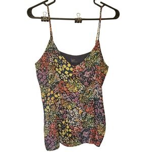 Gap Floral Cami Tank Top Medium Garden Print Cottagecore Y2K Summer Layer